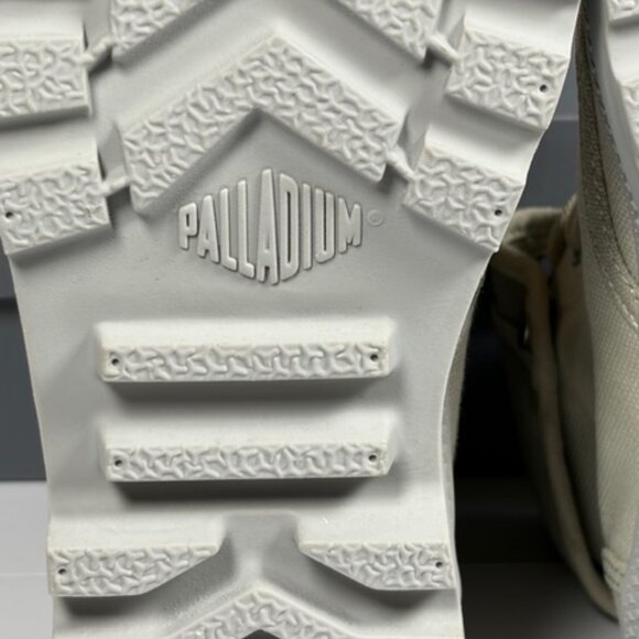 Palladium Baggy Boots Vapor Grey Canvas High Top Fold Down Men’s 7 Women’s 9 - Picture 10 of 16